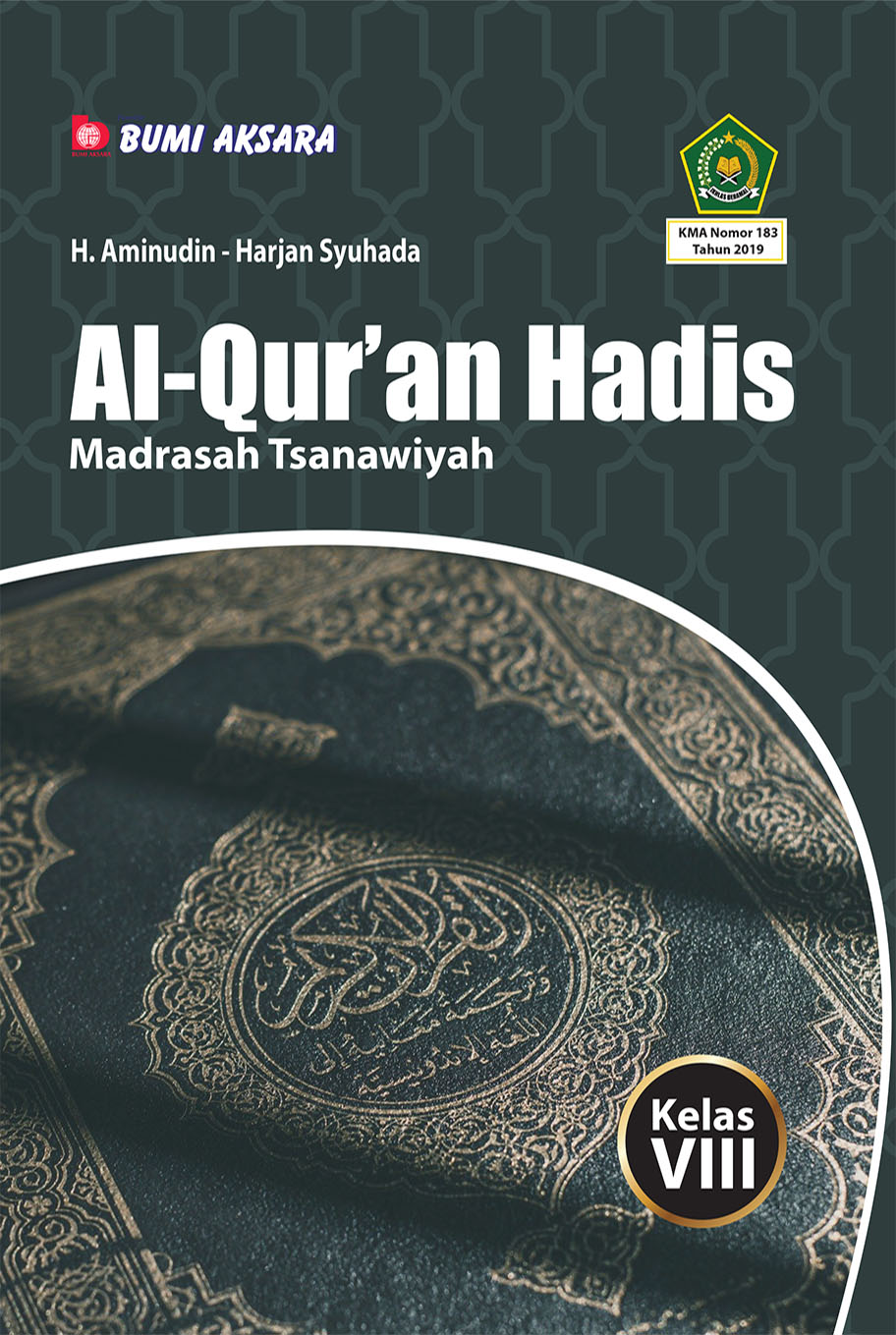 Al-Qur'an Hadis Kelas VIII MTs [KMA No.183 Tahun 2019]